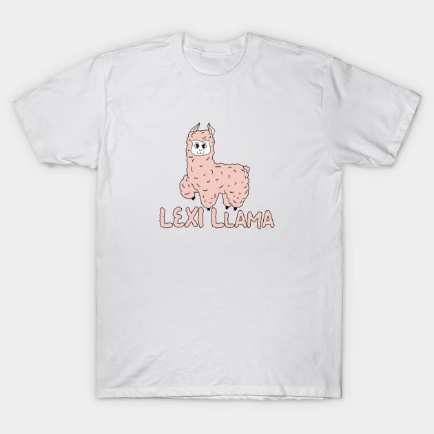 Lexi llama T-Shirt by Youssef El aroui